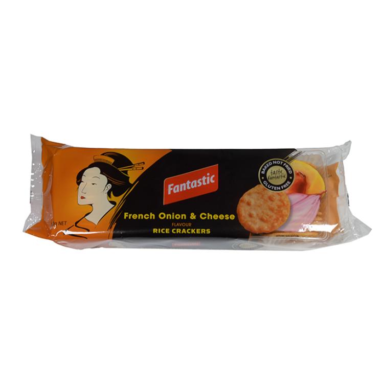 Fantastic French Onion & Cheese Rice Crackers