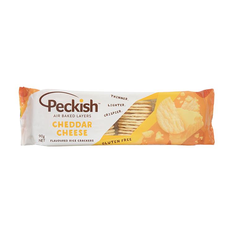 Peckish Rice Crackers Cheddar Cheese