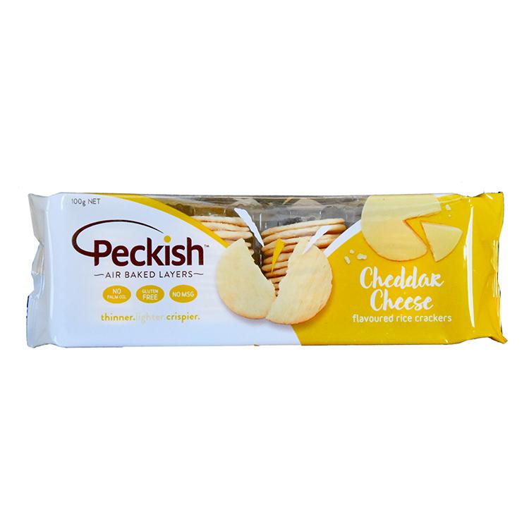 Peckish Rice Crackers Cheddar Cheese