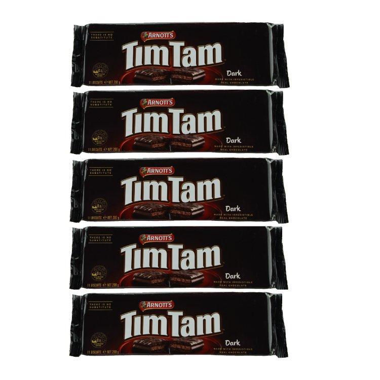 Tim Tam Classic Dark Biscuits Pack of 5 [MHD: 06.06.2024]