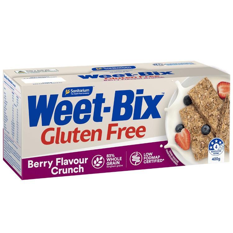 Weet-Bix Gluten Free Berry Flavour Crunch [MHD: 10.10.2024]