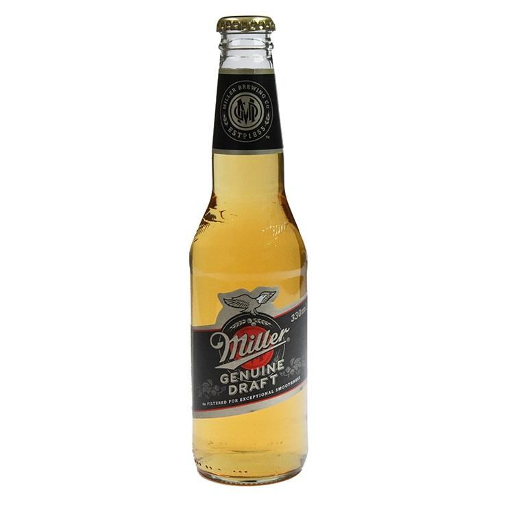 Miller Genuine Draft Lager Bottle 4.7 % vol.