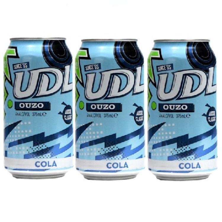 UDL Premix Ouzo & Cola Can 4.0% vol. 3er Pack