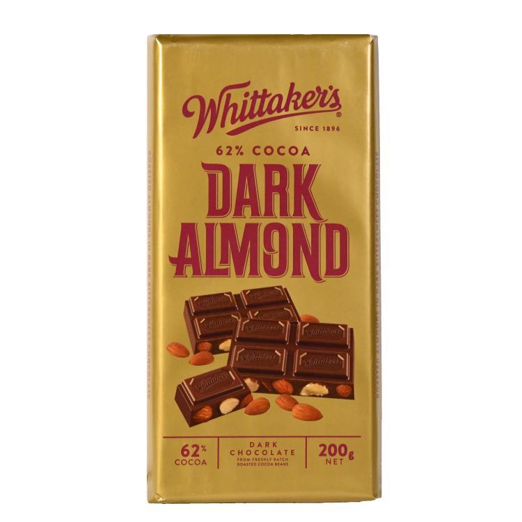 Whittaker's Dark Almond Chocolate [MHD: 19.07.2023]