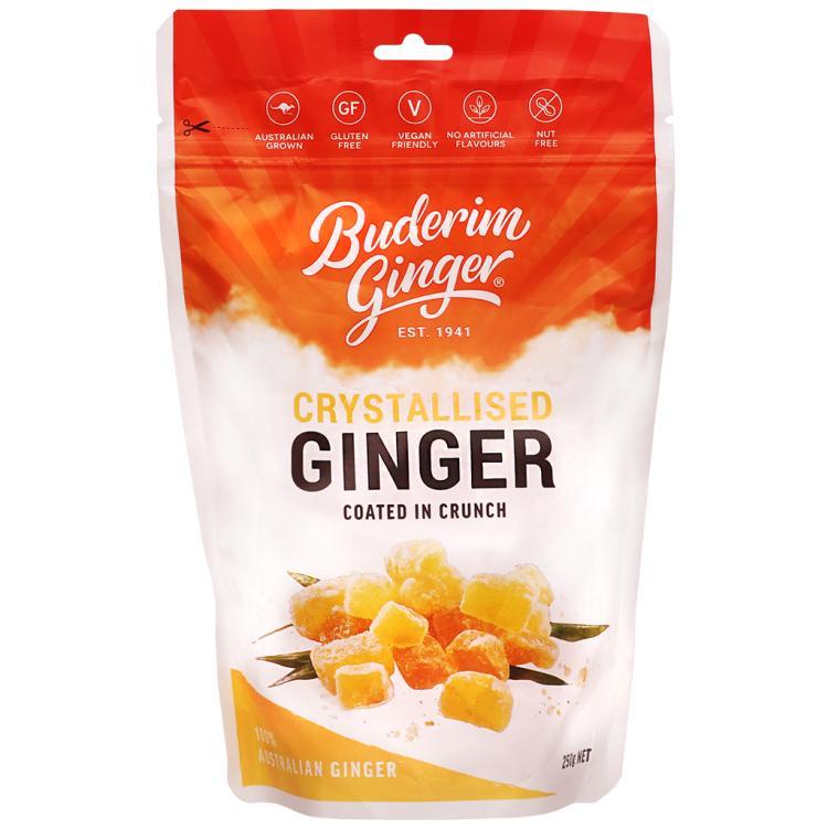 Buderim Crystallised Ginger gezuckert [MHD: 22.04.2023]