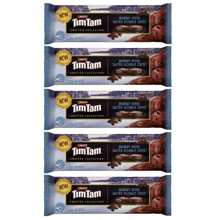 Tim Tam Salted Double Choc Biscuits Pack of 5