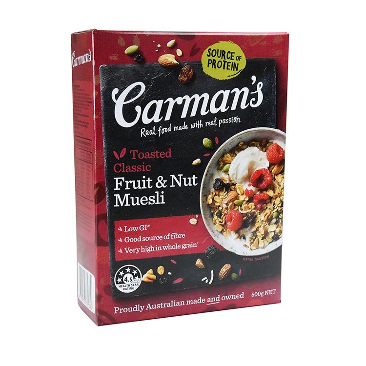 Carman's Toasted Fruit & Nut Muesli