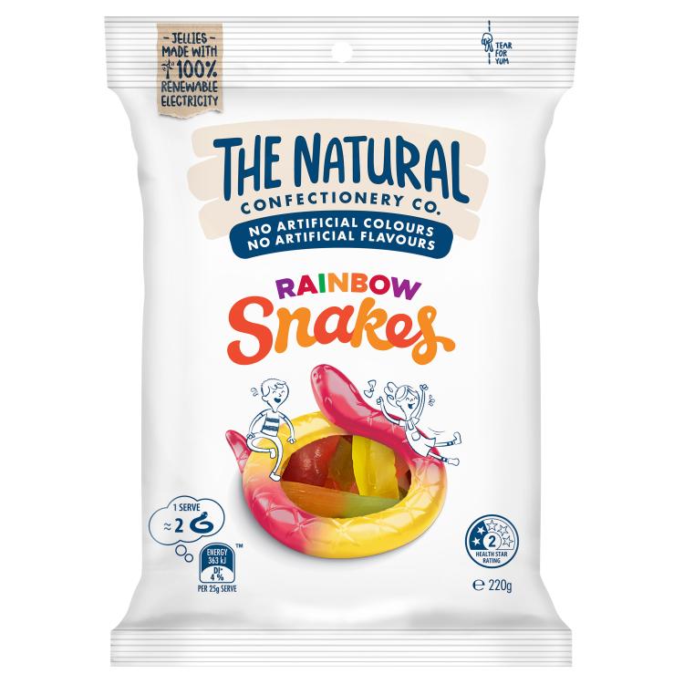 The Natural Confectionery Co. Rainbow Snakes