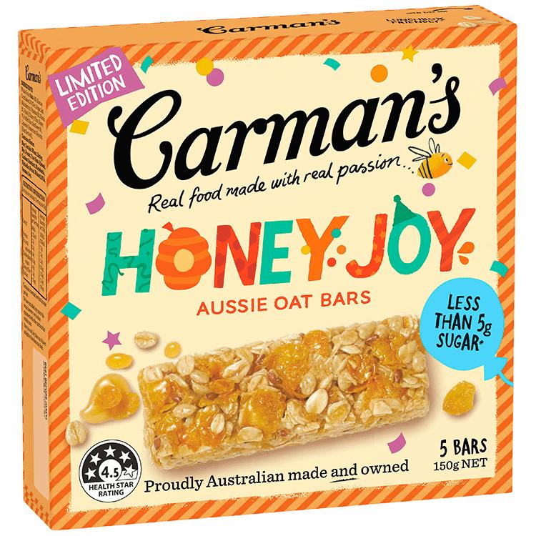 Carman's Aussie Oat Honey Joy Muesli Bars