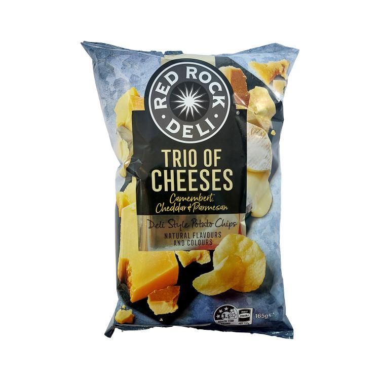 Red Rock Trio Of Cheeses Chips