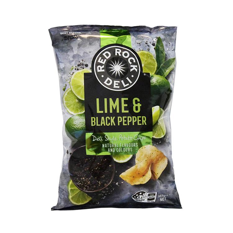 Red Rock Lime & Black Pepper Chips