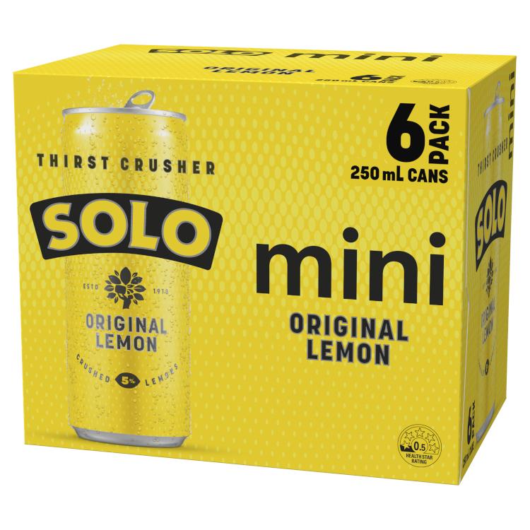SOLO Original Lemon Mini Can - Australian Import
