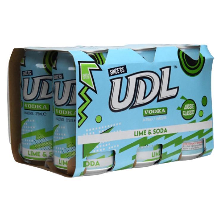UDL Vodka Premix Lime & Soda 4.0 % vol.