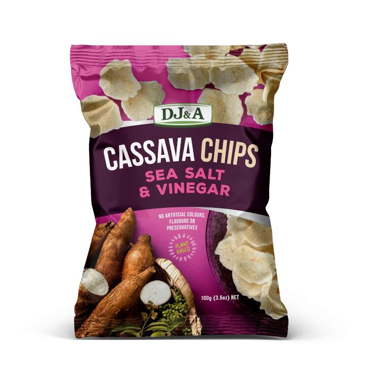 DJ&A Cassava Chips Sea Salt & Vinegar