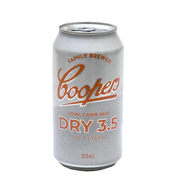 Coopers Dry Mid 3.5 Beer Can 3.5 % vol.