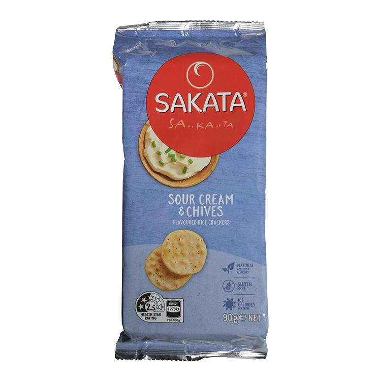 Sakata Rice Crackers Sour Cream & Chives