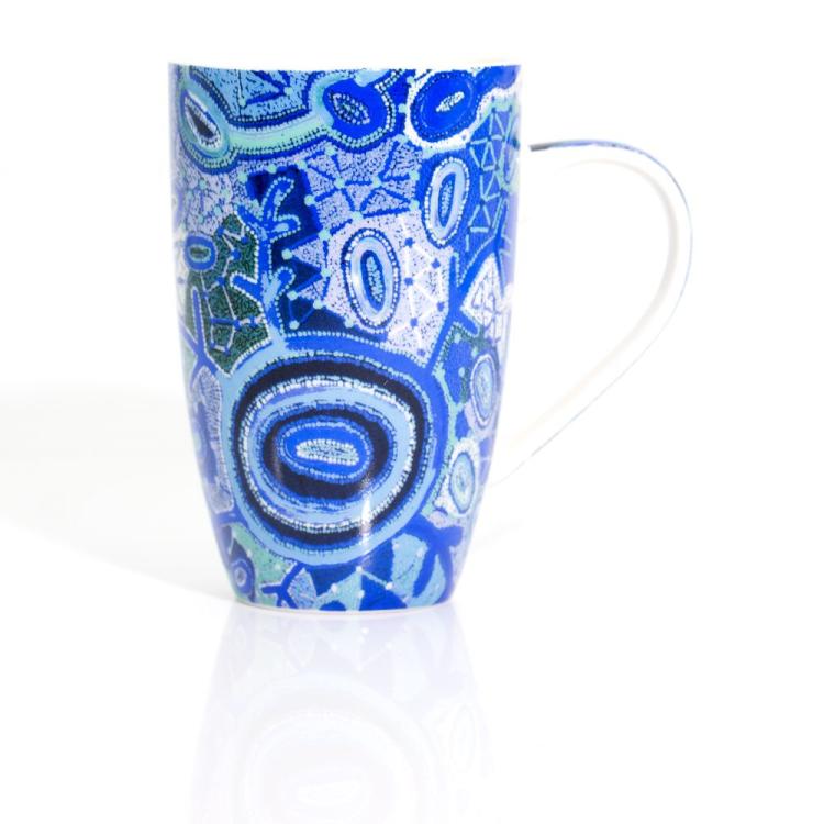 Better World Arts Aboriginal Mug 'Yalka Dreaming' 380 ml