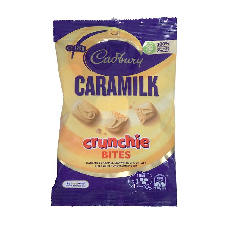 Cadbury Caramilk Crunchie Bites Sharepack - Import