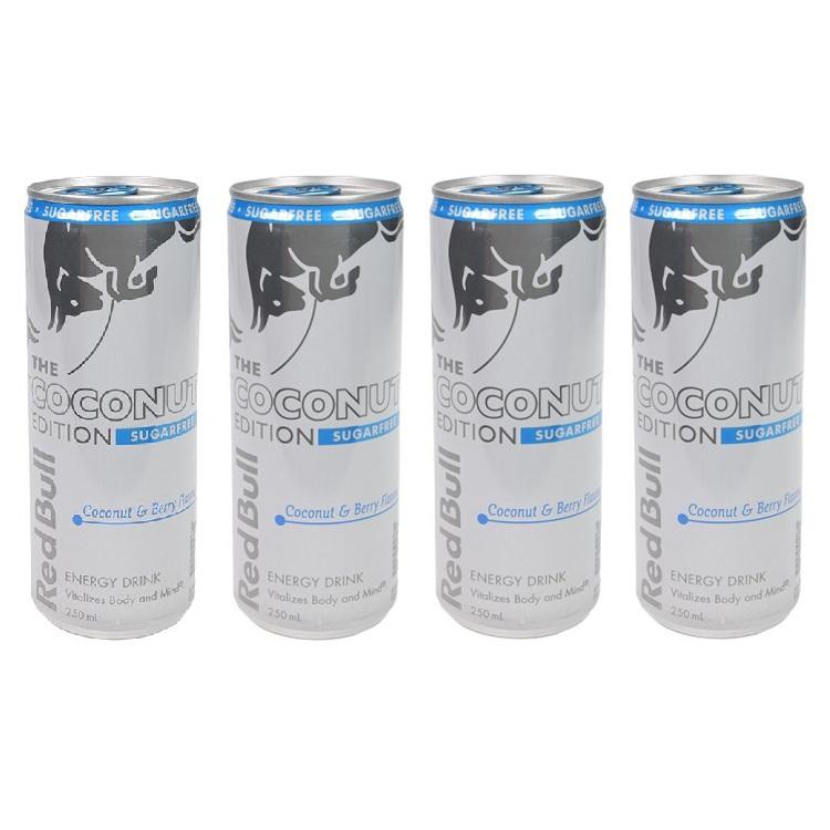 Red Bull Coconut Edition Coconut & Berry 4er Pack - Import