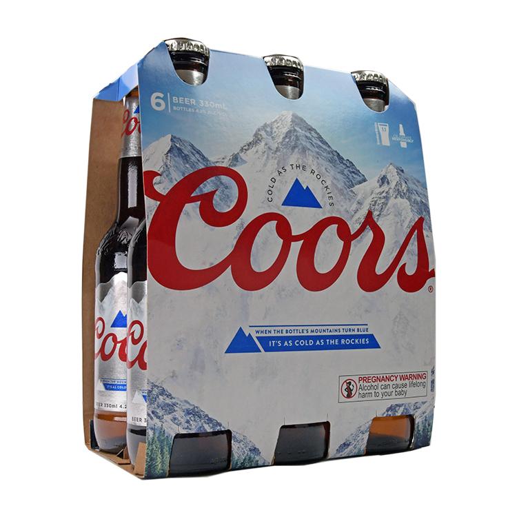 Coors Lager Bottle 4.2 % vol.