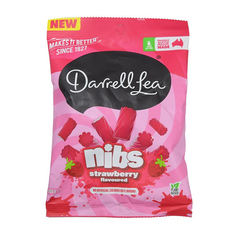 Darrell Lea Nibs Strawberry Fruchtgummi