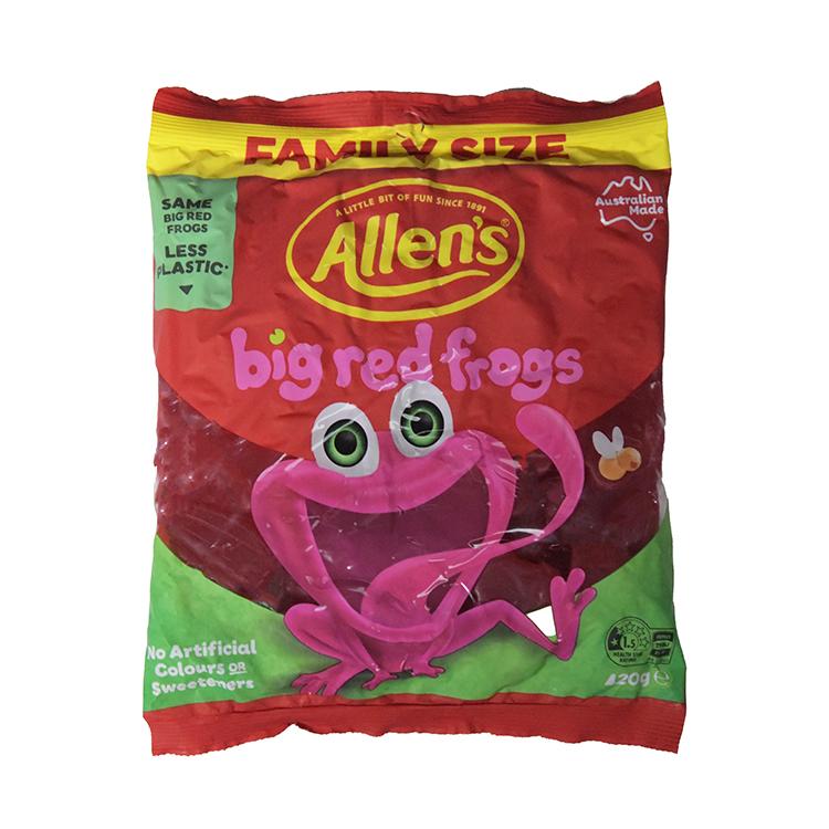 Allen's Big Red Frogs Fruchtgummi Family Size