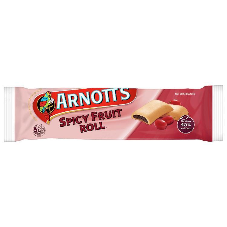 Arnott's Spicy Fruit Roll Biscuits