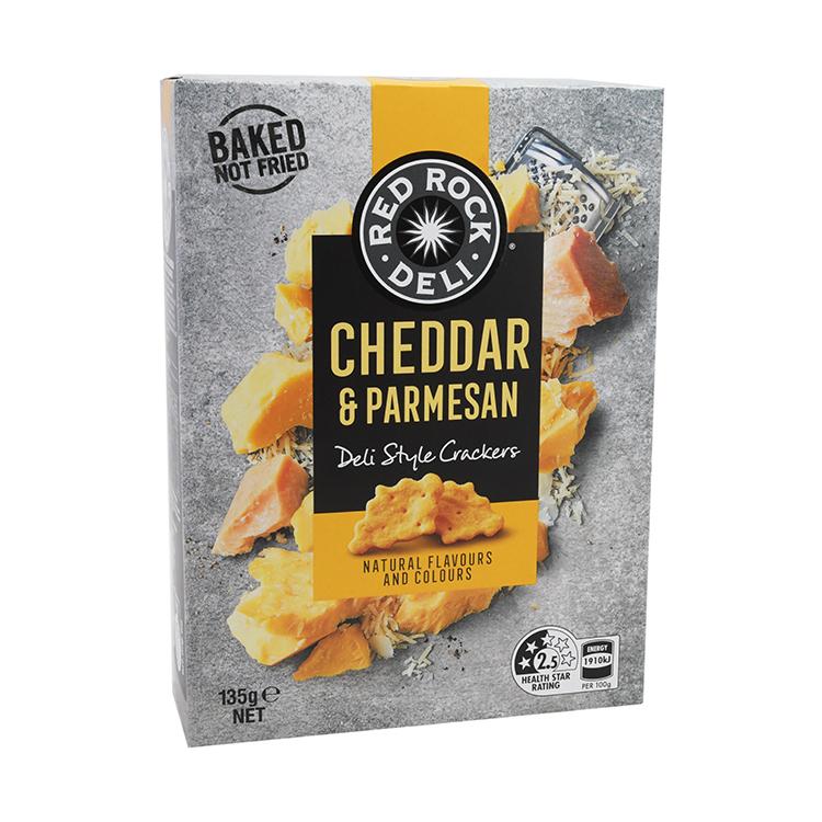 Red Rock Cheddar & Parmesan Crackers