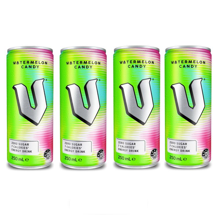 V Watermelon Candy Energy Drink Fourpack