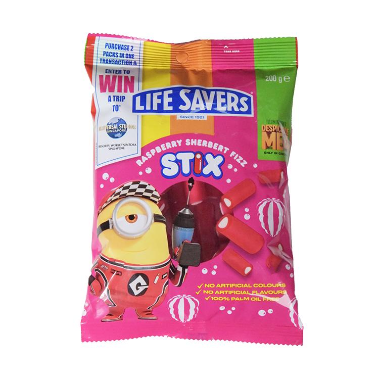 Life Savers Raspberry Sherbert Fizz Stix