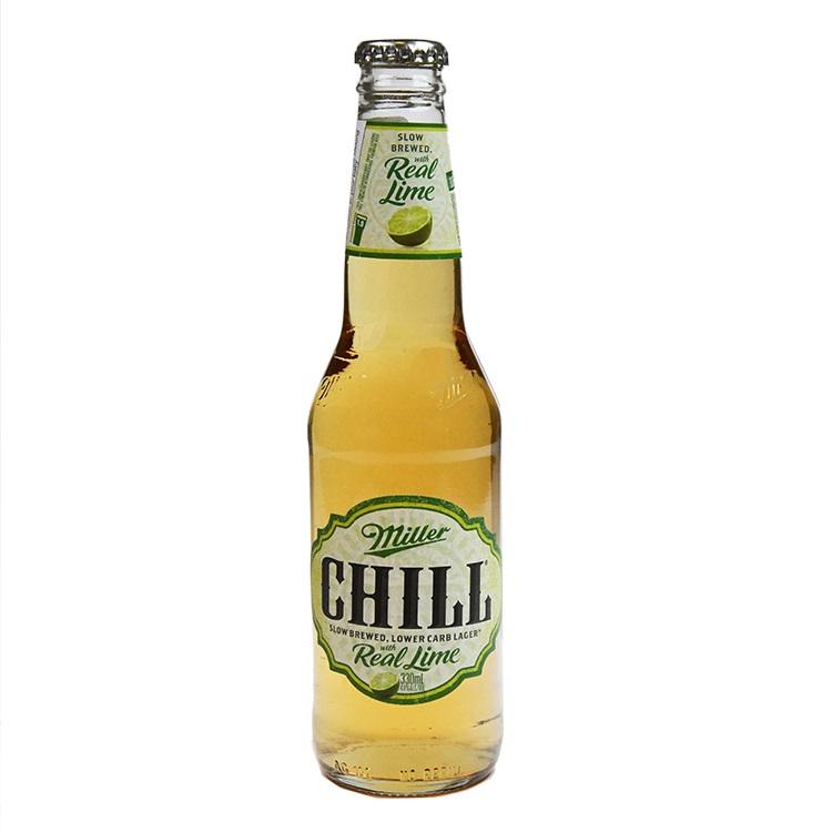 Miller Chill Lager with real Lime 4.0% vol.