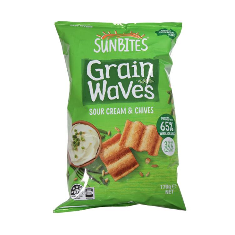 Sunbites Grain Waves Sour Cream & Chives Chips