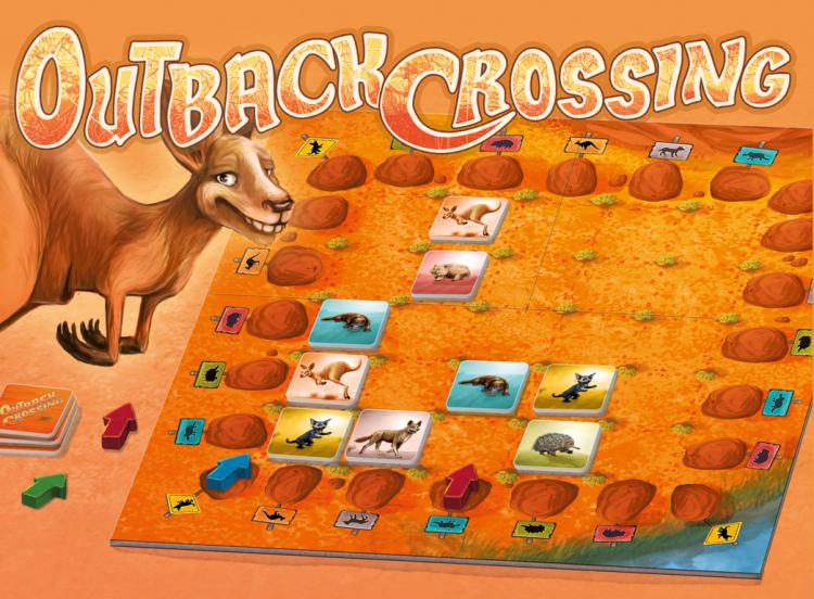 Brettspiel 'Outback Crossing'