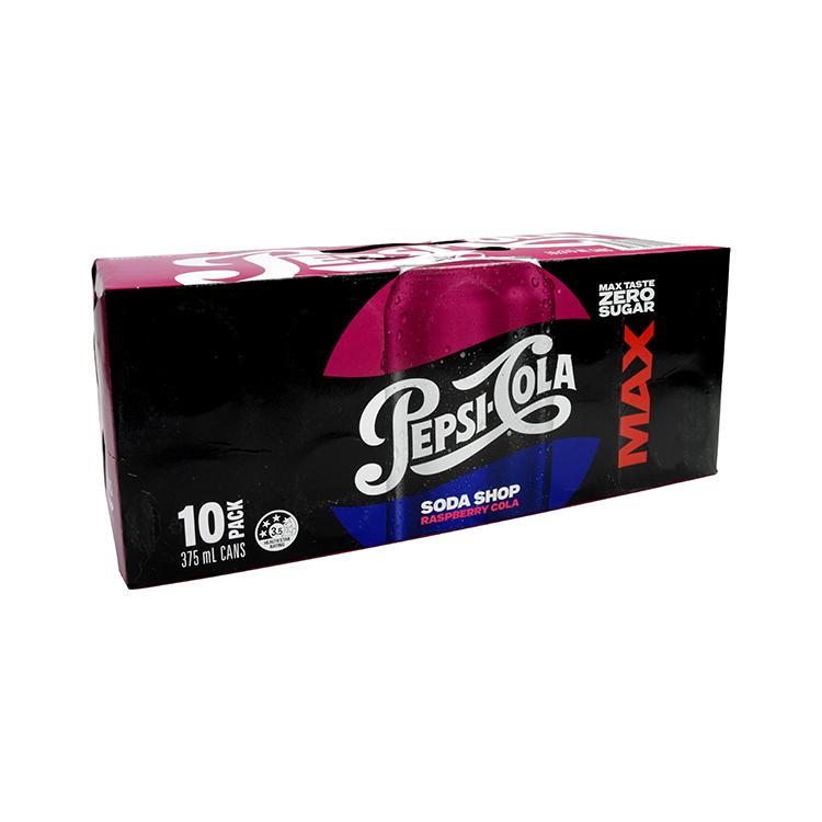 Pepsi Max Raspberry Zero Sugar Cola Karton - Import