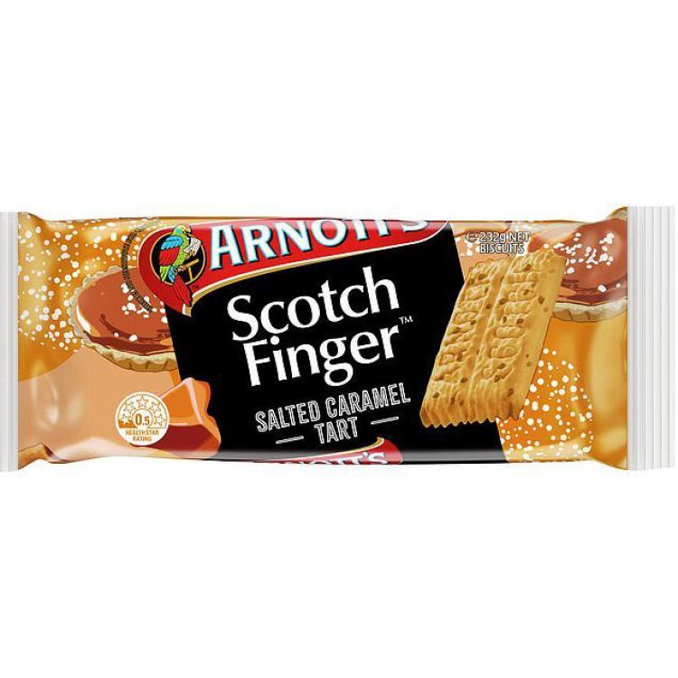 Arnott's Scotch Finger Salted Caramel Tart Biscuits