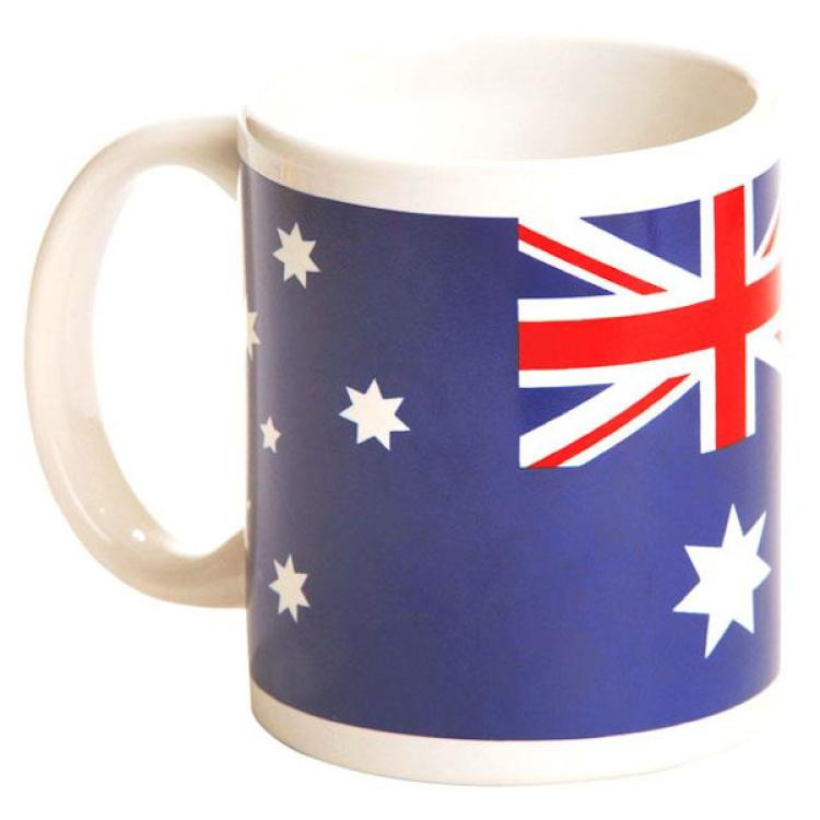 Tasse 'Australian Flag' Keramik blau