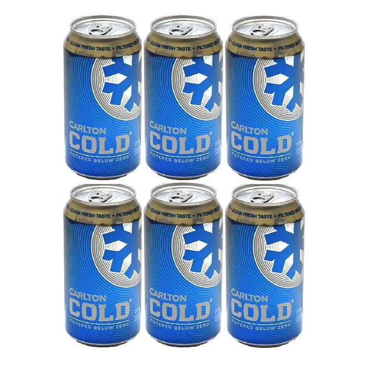 Carlton Cold Beer Can 3.5 % vol. Sixpack