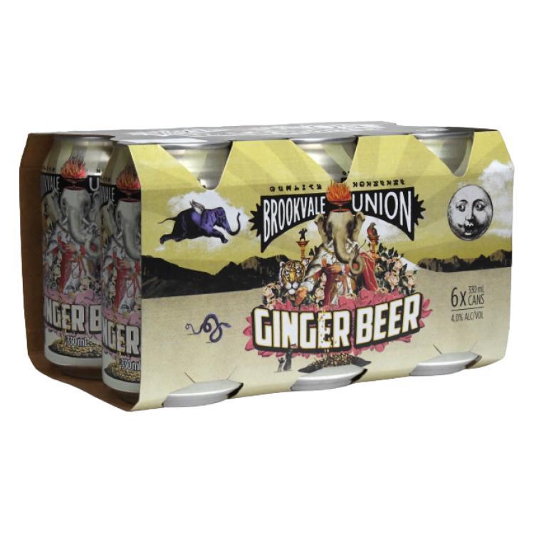 Brookvale Union Alcoholic Ginger Beer 4.0% vol.