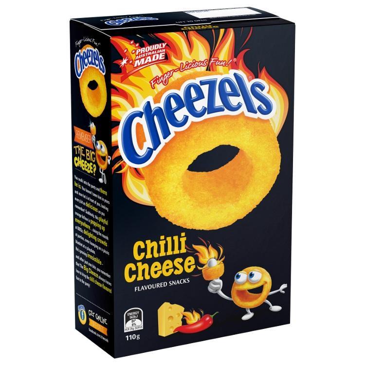 Cheezels Chilli Cheese Snacks Box
