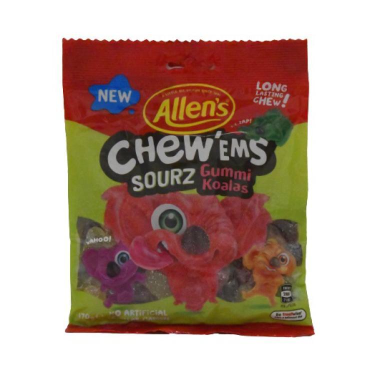 Allen's Chew'ems Sourz Gummi Koalas [MHD: 30.06.2023]