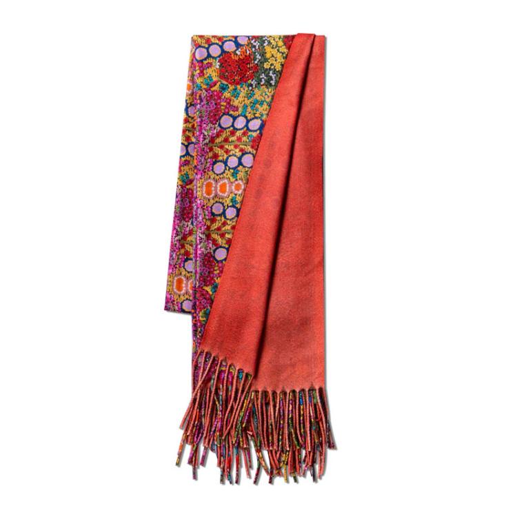 Koh Living Aboriginal Scarf 'Wild Flowers'