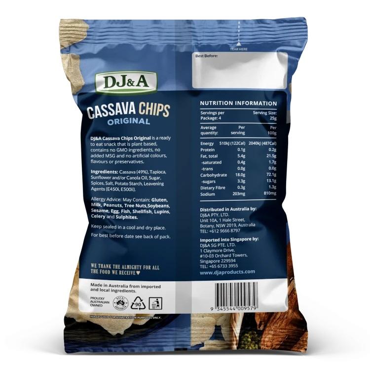 DJ&A Cassava Chips Original