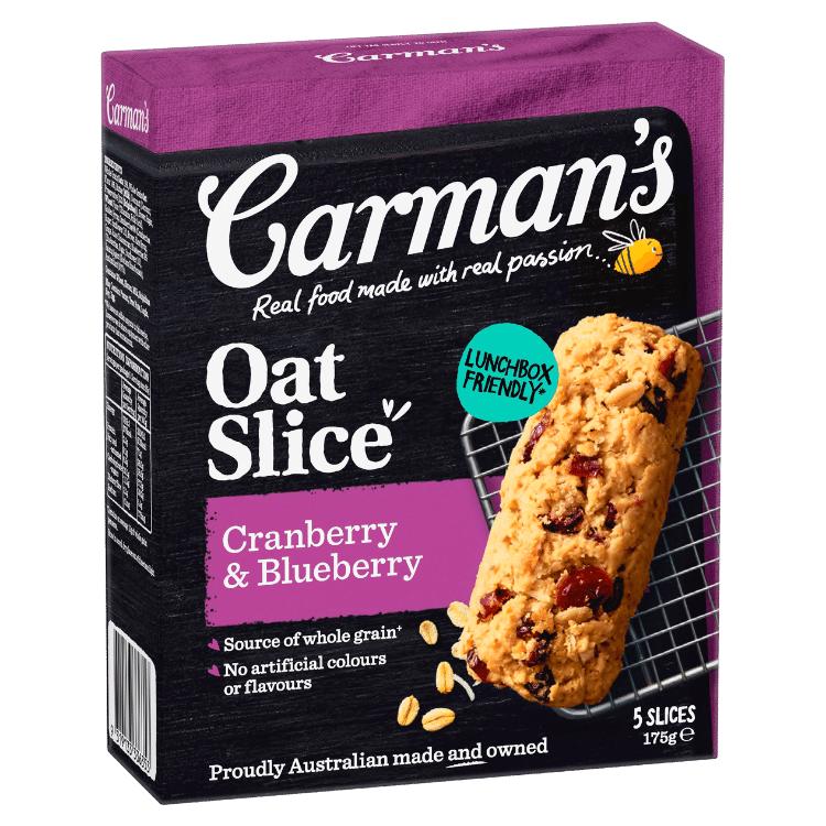 Carman's Oat Slice Cranberry & Blueberry [MHD: 15.05.2025]