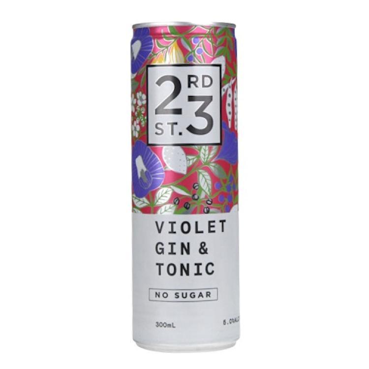 23rd Street Australian Violet Gin & Tonic 5.0% vol.