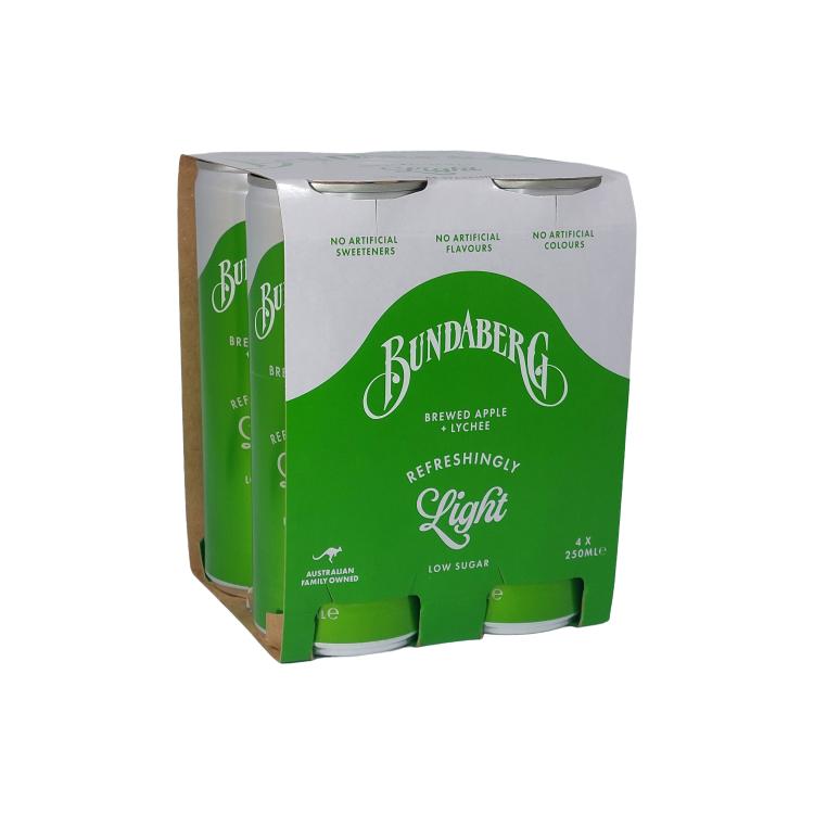 Bundaberg Apple & Lychee Can - Australian Import