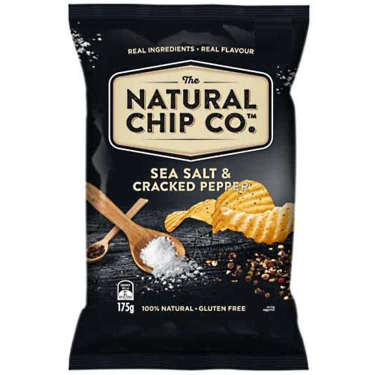 The Natural Chip Co. Chips Sea Salt & Cracked Pepper