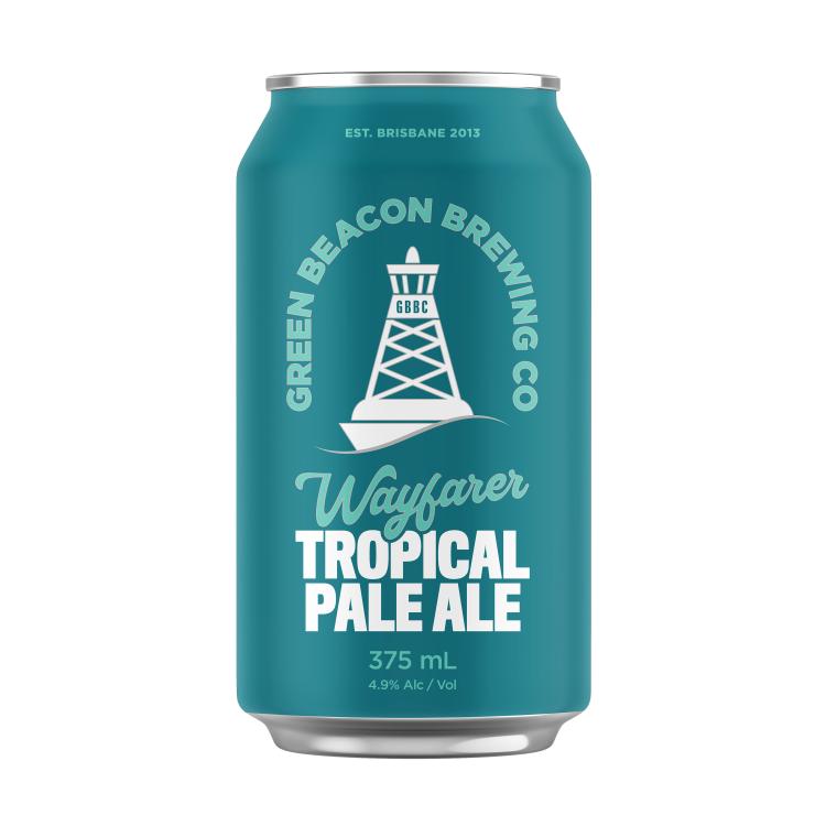 Green Beacon Brewing Co. Wayfarer Tropical Pale Ale Can 4.9 % vol.