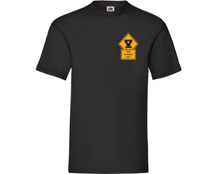 T-Shirt black 'The Aussie Guy' Gr. M