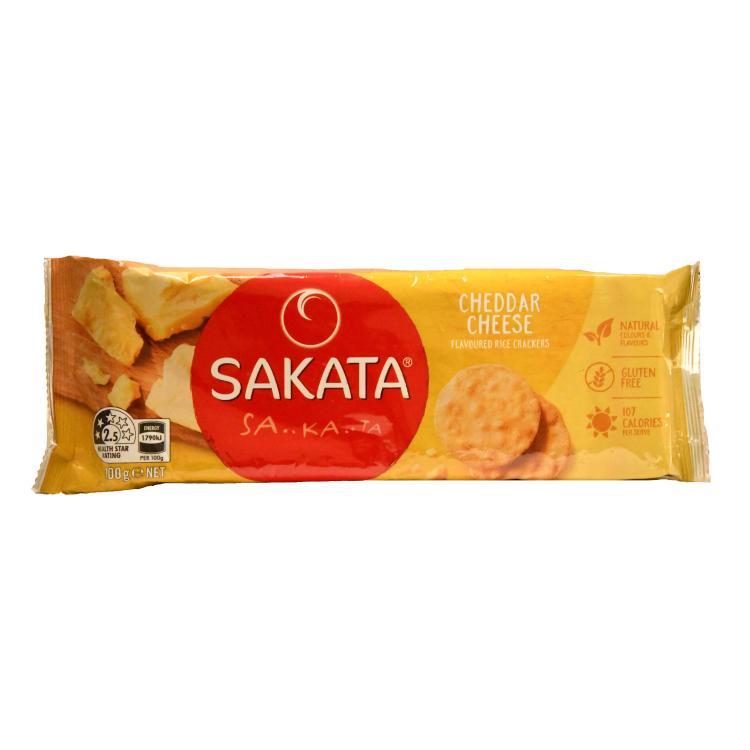 Sakata Rice Crackers Cheddar Cheese