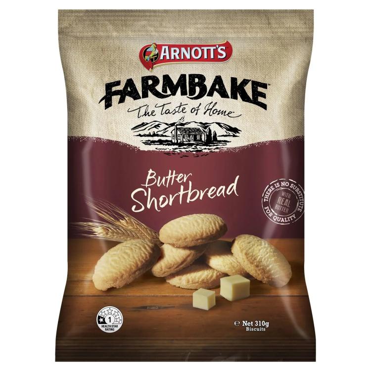 Arnott's Farmbake Butter Shortbread Cookies